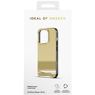 iDeal Of Sweden Protective Cover Clear Case for iPhone 15 Pro Mirror Gold - Phone Cover