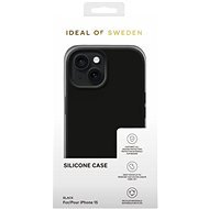 iDeal Of Sweden iPhone 15 fekete szilikon tok - Telefon tok