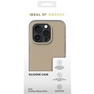 iDeal Of Sweden Silikonový ochranný kryt pro iPhone 15 Pro Beige - Phone Cover