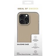 iDeal Of Sweden Silikonový ochranný kryt pro iPhone 15 Pro Max Beige - Phone Cover