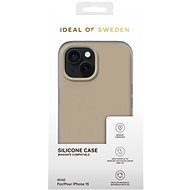 iDeal Of Sweden iPhone 15 Magsafe bézs szilikon tok - Telefon tok