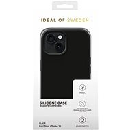 iDeal Of Sweden Silikónový ochranný kryt s Magsafe na iPhone 15 Black - Kryt na mobil
