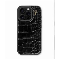 iDeal Of Sweden Vegan Leather Protective Cover with Magsafe for iPhone 16 Pro Black Croco - Phone Cover
