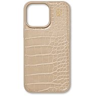 iDeal Of Sweden Ochranný kryt z veganské kůže s Magsafe pro iPhone 16 Pro Warm Beige Croco - Phone Cover