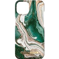 Fashion iDeal Of Sweden for iPhone 14 Golden Jade Marble - Phone Cover