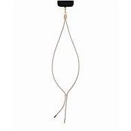 iDeal Of Sweden Univerzální šňůrka na krk z veganské kůže pro telefony se zadním krytem beige - Phone Lanyard