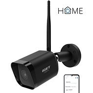 iGET HOME Camera CS6 Black - - robuste IP FullHD Außenkamera mit Bewegungs- und Geräuscherkennung un - Überwachungskamera