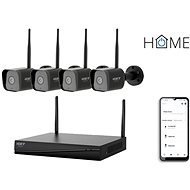 iGET HOME Wi-Fi NVR N4C4, rozlišení 2K+, 3 MPx, Wi-Fi rekordér s voděodolnými kamerami s obousměrným - Camera System