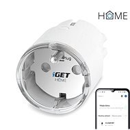 iGET HOME Power 1  - chytrá Wi-Fi zásuvka 230V s měřením spotřeby, 3680W, plánování, minimální velik - Smart Socket