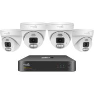 iGET HOMEGUARD HGNVK84804 Security PoE Outdoor Kit 2K (5 MPx) with LED light and sound - Camera System
