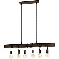 Eglo 49859 - Chandelier on Cable TOWNSHEND 4 6xE27/60W/230V - Chandelier