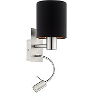 Eglo PASTERI E27, LED 1×40W, 1×3.5W, Black/Copper - Wall Lamp