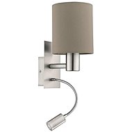 Eglo 96478 - LED Wall Lamp PASTERI 1xE27/40W + LED/3,5W Beige - Wall Lamp