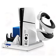 iPega P5S028 All-in-One Charging Stand with Cooling for PS5/PS5 Slim Black - Game Console Stand