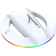iPega P5S025S Vertical Stand with RGB for PS5 Slim White - Game Console Stand