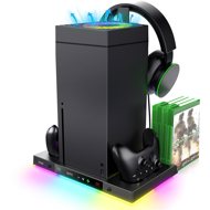 iPega XBX024S Multifunctional Rechargeable RGB Stand with Cooling for Xbox - Game Console Stand