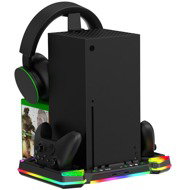 iPega XBX025S Multifunctional Rechargeable RGB Stand with Cooling for Xbox - Game Console Stand