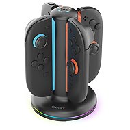 iPega SW2052 Charging Station with RGB for JoyCon Controllers Nintendo Switch 2 Black - Charging Station
