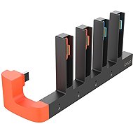 iPega SW2185 Charging Station for JoyCon Controllers Nintendo Switch 2 Black - Charging Station
