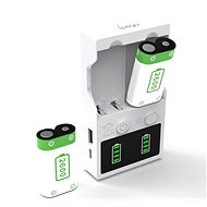 iPega XBX010 Nabíječka Baterií Ovladače pro XBox X/S White - Nabíječka a náhradní baterie