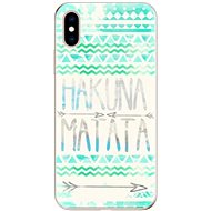 iSaprio Hakuna Matata Green for iPhone XS - Phone Cover