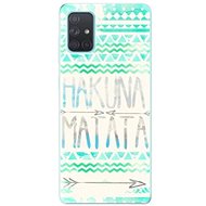 iSaprio Hakuna Matata Green for Samsung Galaxy A71 - Phone Cover