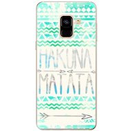 iSaprio Hakuna Matata Green for Samsung Galaxy A8 2018 - Phone Cover