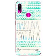 iSaprio Hakuna Matata Green for Xiaomi Redmi Note 7 - Phone Cover