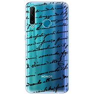 iSaprio Handwriting 01 Black for Honor 20e - Phone Cover