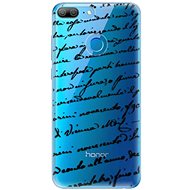 iSaprio Handwriting 01 Black for Honor 9 Lite - Phone Cover