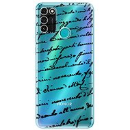 iSaprio Handwriting 01 Black for Honor 9A - Phone Cover