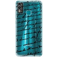 iSaprio Handwriting 01 Black for Honor 9X Lite - Phone Cover