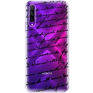 iSaprio Handwriting 01 Black for Honor 9X Pro - Phone Cover