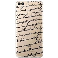 iSaprio Handwriting 01 Black for Huawei P Smart - Phone Cover