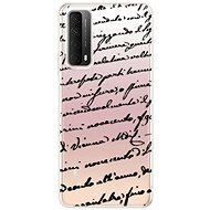 iSaprio Handwriting 01 Black for Huawei P Smart 2021 - Phone Cover