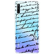 iSaprio Handwriting 01 Black for Huawei P Smart Pro - Phone Cover