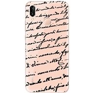 iSaprio Handwriting 01 Black for Huawei P20 Lite - Phone Cover