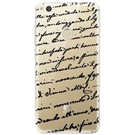 iSaprio Handwriting 01 Black for Huawei P9 Lite (2017) - Phone Cover