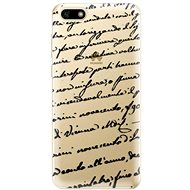 iSaprio Handwriting 01 Black for Huawei Y5 2018 - Phone Cover