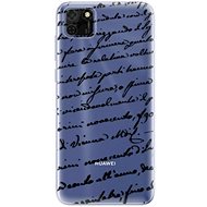 iSaprio Handwriting 01 Black for Huawei Y5p - Phone Cover