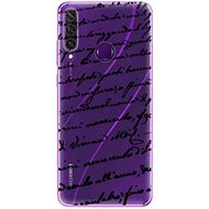 iSaprio Handwriting 01 Black for Huawei Y6p - Phone Cover
