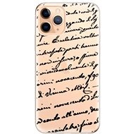 iSaprio Handwriting 01 Black for iPhone 11 Pro - Phone Cover