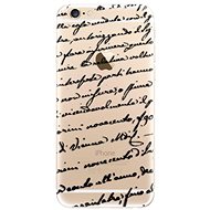 iSaprio Handwriting 01 Black for iPhone 6/ 6S - Phone Cover