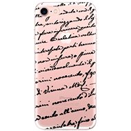 iSaprio Handwriting 01 Black for iPhone 7/ 8/ SE 2020/ SE 2022 - Phone Cover