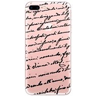 iSaprio Handwriting 01 Black for iPhone 7 Plus/8 Plus - Phone Cover