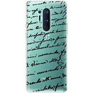 iSaprio Handwriting 01 Black for OnePlus 8 Pro - Phone Cover