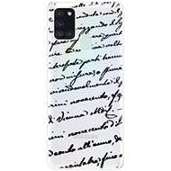 iSaprio Handwriting 01 Black for Samsung Galaxy A21s - Phone Cover