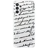 iSaprio Handwriting 01 Black for Samsung Galaxy A32 5G - Phone Cover