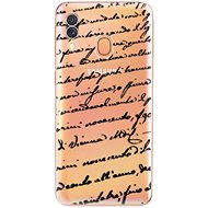 iSaprio Handwriting 01 Black for Samsung Galaxy A40 - Phone Cover