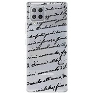 iSaprio Handwriting 01 Black for Samsung Galaxy A42 - Phone Cover